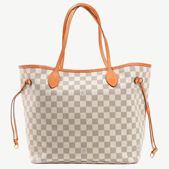 Louis Vuitton Neverfull MM Damier Azur Canvas Tote - Picture 4 of 15